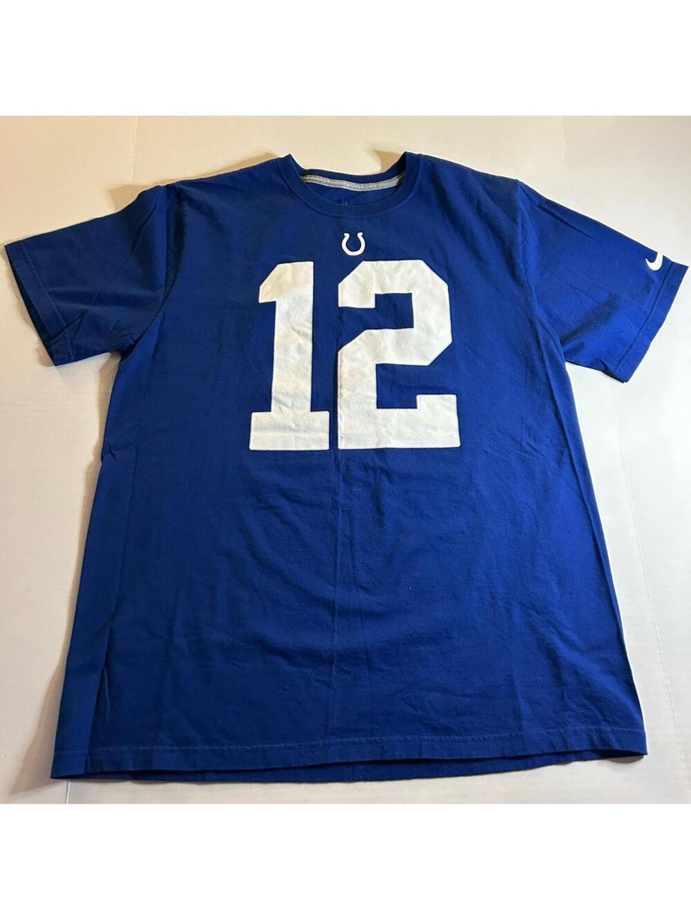 Nike Indianapolis Colts Andrew Luck #12 T-Shirt Jersey Mens XL NFL Football